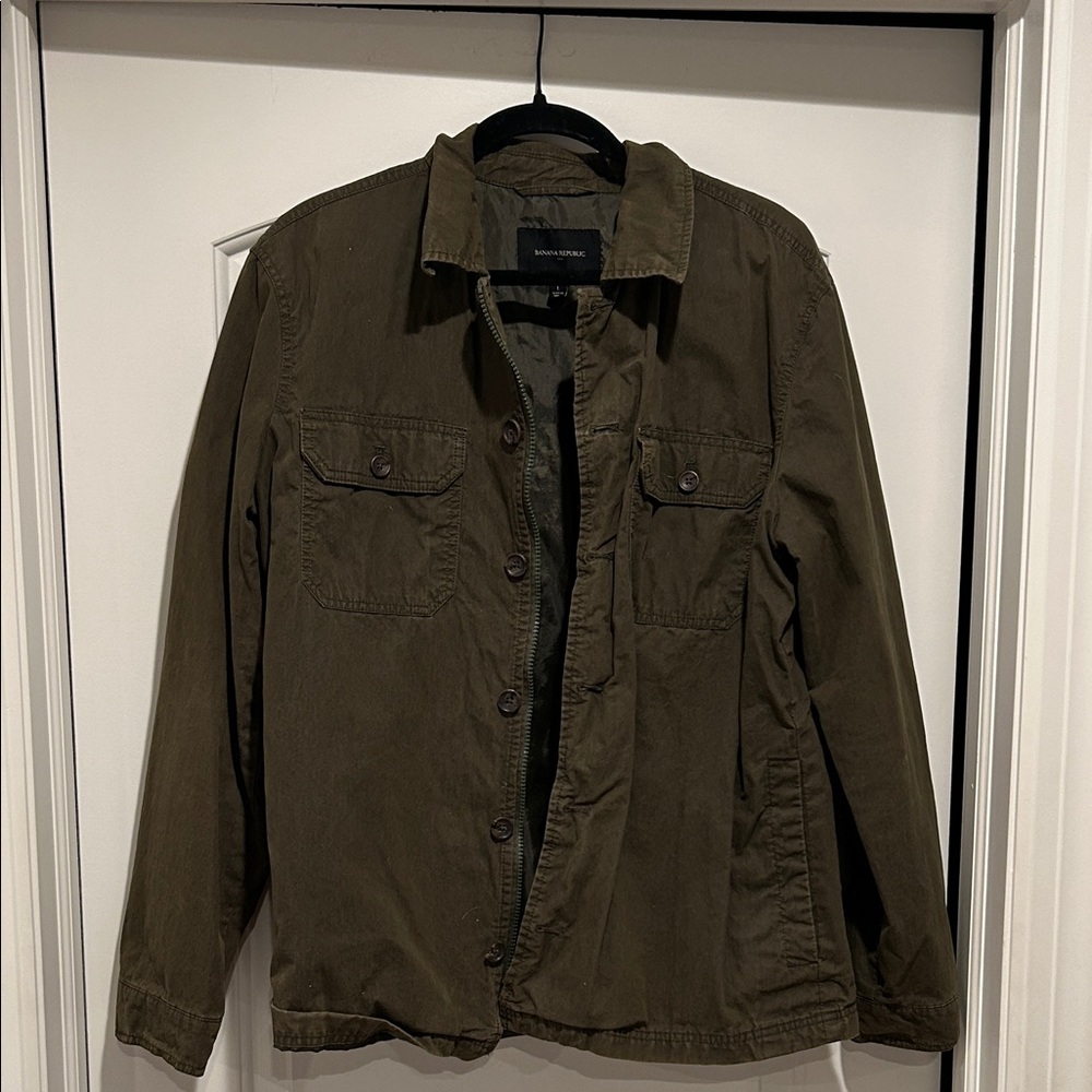 Banana Republic Dark Olive Military Jacket